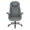 Office Star Products Deluxe Executive Bonded Leather Executive Chair, Grey ECH620867-EC2 - alternate 3