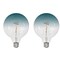 Bulbrite LED Filament, 4.5 Watt Dimmable G40 Light Bulb, Clear/Blue Finish, E26 Base, 3000K, 200 Lumens, 2PK 862111 - alternate 1
