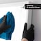 Fifthpulse Disposable Gloves, 3 mil Palm, Nitrile, Powder-Free, XS, 1000 PK, Black FMN100619 - alternate 2