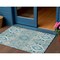 Homeroots 3' X 5' Teal Blue Green And Ivory Oriental Washable Indoor Outdoor Area Rug 597710 - alternate 1