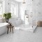 Apollo Tile White 4x12 Bianco Carrara Marble Polished Baseboard Tile Trim 3.33 sqft/case, 10PK APLMCA883PA - alternate 3