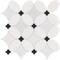 Daltile Lavaliere Natural Stone Petal Mosaic, 10 Sqft per Carton, 10PK LV21PETALMS1L - alternate 1
