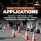 Xpose Safety Traffic Safety Cone, PVC, 36 in Height, 14 in Length, Orange 20 PK RC36-64-20-X-S - alternate 2