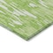 Homeroots 5' X 8' Lime Green And Ivory Striped Washable Indoor Outdoor Area Rug 596687 - alternate 2