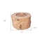 Homeroots 37" Brown Faux Wood Stump Propane Round Fire pit With Cover 535176 - alternate 4