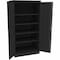 Tennsco Cabinet, Storage, 72x36x24, HS, Black 1480BK - alternate 2