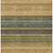 Homeroots 10' X 14' Wheat Brown And Teal Blue Striped Washable Indoor Outdoor Area Rug 614856 - alternate 3