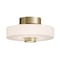 Afx Sydney 13in LED Ceiling Light, Light Antique Brass SYDC13LAJUDLB - alternate 1