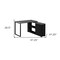 Homeroots 47" Gray and Black L Shape Computer Desk With Three Drawers 333531 - alternate 3