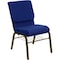 Flash Furniture Fabric Church Chair, Blue XU-CH-60096-NVY-BAS-GG - alternate 1