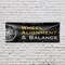 Signmission Wheel Alignment & Balancing, 36 Inch x 96 Inch, Vinyl Banner B-96-30940 - alternate 3
