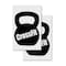 Signmission Crossfit, Vinyl Decals Only 24 Inch x 36 Inch, Vinyl Decal, 2PK DSB-2436-2PACK-Crossfit - alternate 1