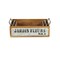 Homeroots Set of Three Brown Solid Wood Crate, 3PK 487679 - alternate 4
