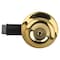 Kwikset Mobile Home Polished Brass Privacy Bed/Bath Door Knob 300M 3 CP 7/8RFL RCS - alternate 2