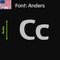 Aacc Self-Adhesive Vinyl Letter: c, Scale: 3.5 in. Color: Silver Font: Anders by AACC-Anders-lc-Silver-I3.5x1 - alternate 1