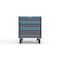 Strong Hold 3 drawer cabinet - (1x 6in, 1x 7in, 1x 9in) - Blue accents - Keyed Alike S3036-PCAAS-0303FS - alternate 1