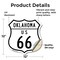 Signmission Oklahoma Route Marker Shield Sign Us 66, 12 Inch X 12 Inch, Vinyl Decal SHI-D-12-426 - alternate 2