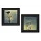 Homeroots Set Of Two Glass Jars Black Framed Print Kitchen Wall Art, 2PK 405660 - alternate 1