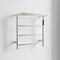 Edendirect 3-Bars Stainless Steel Wall Mounted Electric Towel Warmer Rack with Top Shelf in Silver for Bathroom ZR-EB02BR922 - alternate 4