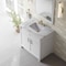 James Martin Vanities Bellshire 36" Single Vanity, Bright White w/ 3 CM Carrara Marble Top 660-V36-BW-3CAR - alternate 5