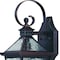 Homeroots Two Light Antique Bronze Hammered Glass Wall Light 398623 - alternate 2
