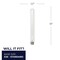 Bulbrite 40-Watt Equivalent T9 Clear Dimmable Edison LED Light Bulb Warm White, 2PK 861365 - alternate 3