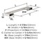 Amerock Cityscape 3-3/4 inch (96mm) Center-to-Center Satin Nickel Cabinet Pull, 25PK 25VMP37131G10 - alternate 3