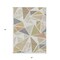 Homeroots 5' X 8' Ivory Brown And Green Geometric Washable Indoor Outdoor Area Rug 600373 - alternate 5