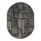 World Rug Gallery Contemporary Boho Stripes Non Shedding Soft Area Rug 5 ft x 7 ft Oval Black 396BLACK5OV - alternate 2