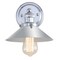 Jonathan Y July 7.9 in. 1-Light Industrial Farmhouse Metal Vanity Light, Chrome JYL7423A - alternate 1