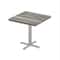 Correll Square Cafe Table, 36 in W, 36 in L, 29 in H, Particleboard Top, New England Driftwood SXT36S-52-98-52 - alternate 1