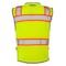 Dome75 Hi-Vis Heavy Duty Safety Vest MD Class ANSI/ISEA 107-2020 Class 2 , Reinforced Front Zipper OV5523 - alternate 4