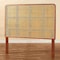 Bali & Pari Caspia Bohemian Natural Rattan and Mahogany Wood Queen Size Headboard 251-13905-ZORO - alternate 2