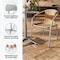 Flash Furniture Round Table Set, Aluminum, Plastic, Rattan, Stainless Steel, Grey TLH-ALUM-32RD-020BGECHR2-GG - alternate 6