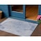 Homeroots 3' X 5' Sky Blue And Denim Blue Abstract Washable Indoor Outdoor Area Rug 615710 - alternate 1