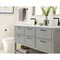 Amerock Overton 6-5/16 in 160 mm Center-to-Center Brushed Matte Black/Brushed Gold Cabinet Pull BP36683BMBBGL - alternate 3