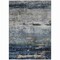 Homeroots 9' X 12' Navy Blue Gray And Black Abstract Washable Indoor Outdoor Area Rug 605965 - alternate 3