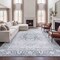 Jonathan Y Eleanor Vintage Medallion Border Non-Slip Machine-Washable Ivory/Gray 5 ft. x 8 ft. Area Rug VOR100H-5 - alternate 4