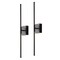 Jonathan Y Makena 28" Modern Minimalist Dimmable Integrated LED Metal Wall Sconce, Black, 2PK JYL7022C-SET2 - alternate 4