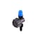 Raindrip Sprayer, 1/4 in Connection, 7.4 sq-ft Coverage Area, 2 gph, Black/Blue, Part-Circle, 10PK A187010B - alternate 4