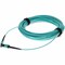 Add-On 20M Mpo F/F Om4 Aqua Fiber Patch Cbl ADD-MPOMPO-20M5OM4P - alternate 1