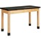 Diversified Spaces LABORATORY TABLE CHEMGRD TOP 30X60X24, Wood, Wood Frame, Wood Surface, 48" W, Beige P7602BK30N - alternate 1