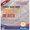 Supremeplus Terry White Bar Towels - 14 in x 17 in to 16 in x 19 in, 25 lbs. Compressed Box SP-5468 - alternate 1