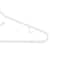 Laundry 360 Swivel Neck Hangers 5 Pack in White W-83020-WHITE - alternate 4