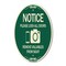 Signmission Notice Please Lock All Doors Remove Valuable , 12 In X 18 In Architectural, Heavy Gauge Aluminum A-OV-G-1218-23531 - alternate 1