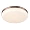 Euf Harwel, Flush Mount, 18", Harlow Bronze, White Glass 49831-016 - alternate 3