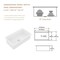 Wrightmaster 33 in. Undermount Single Bowl Ceramic Workstation Kitchen Sink with Bottom Grids, Dish Drainer‌ ZOR-AWUS331910DS - alternate 4