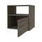 Homeroots 20" Dark Brown Wood Nightstand 488505 - alternate 3
