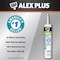 Dap Silicone Caulk, 10 oz, Cartridge, Clear, Silicone Base, Alex Plus 7079818156 - alternate 3