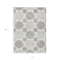 Homeroots 10' X 14' Ivory Brown And Gray Geometric Washable Indoor Outdoor Area Rug 593605 - alternate 3